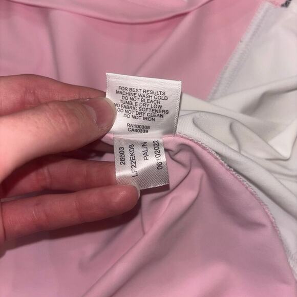 Peter Millar US Open Performance Pullover Hoodie –Pink, White & Navy –Size Large - Picture 14 of 15